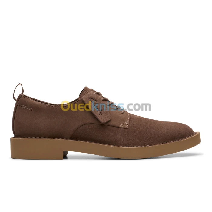 CLARKS Martock Lace Brown Sde