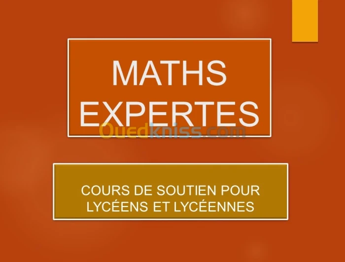Cours de Maths
