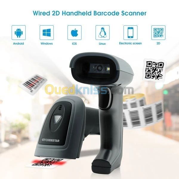 GT-1900A Scanner de code-barres