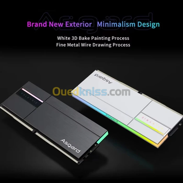 RAM ASGARD VALKYRIE GEN 2 DDR5 RGB 32GB (16GB*2) 6000MHz CL30 WHITE