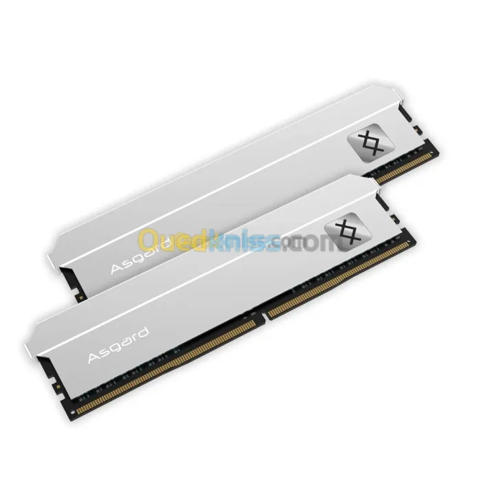 Mémoire RAM DDR4 Asgard T3 32GB (16GBX2) 288 broches DRAM DDR4 3200 CL18-22-22-42 Modèle Blanc