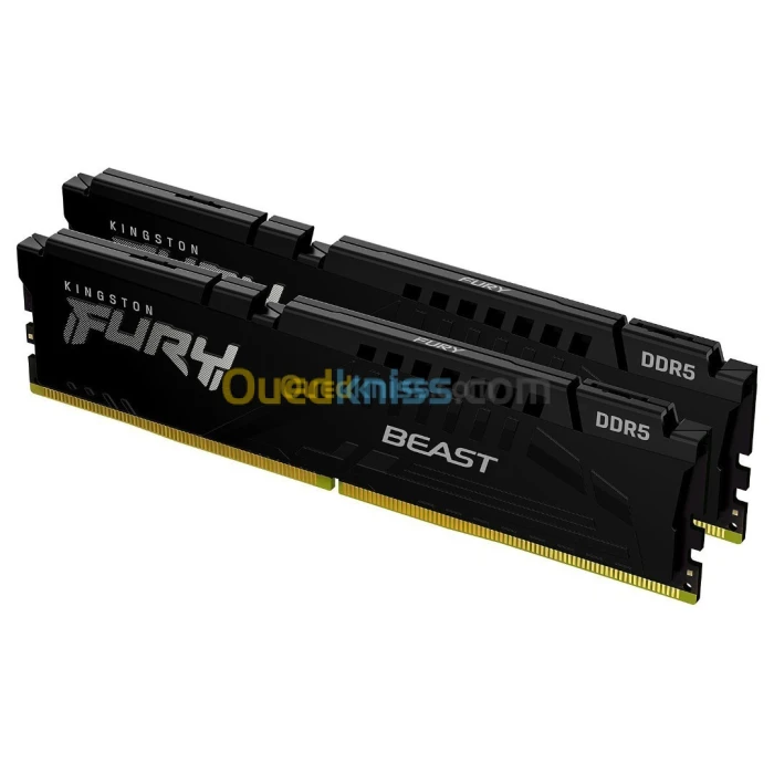 RAM KINGSTON 16GO 2X8GO 5200MHZ FURY BEAST DDR5