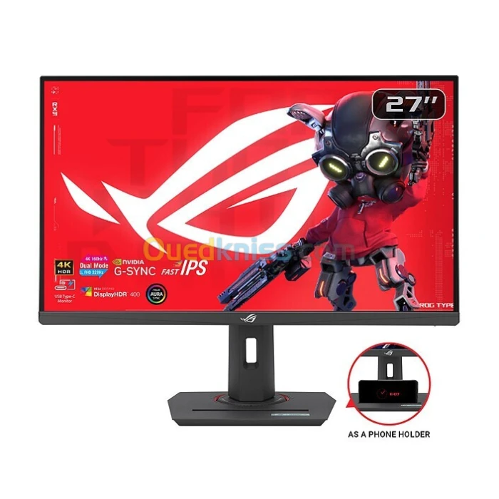 ECRAN ASUS ROG STRIX XG27UGC - 27" - 1MS - FHD 320HZ - IPS - 4K (160hz) - AJUSTABLE
