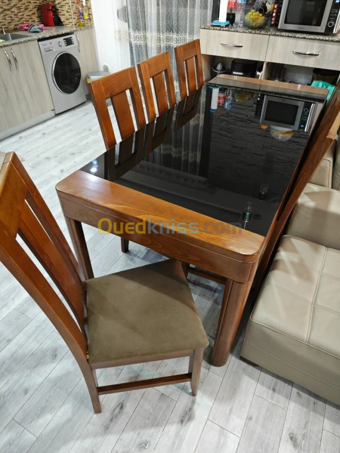 Table à manger 8 chaises bois hêtre