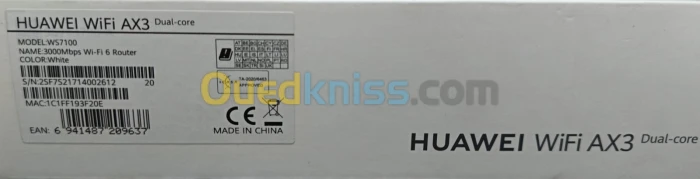 Router HUAWEI WS7100 WiFi 6 AX3 Dual-Core 3000 Mbps 5 GHz Gigaby