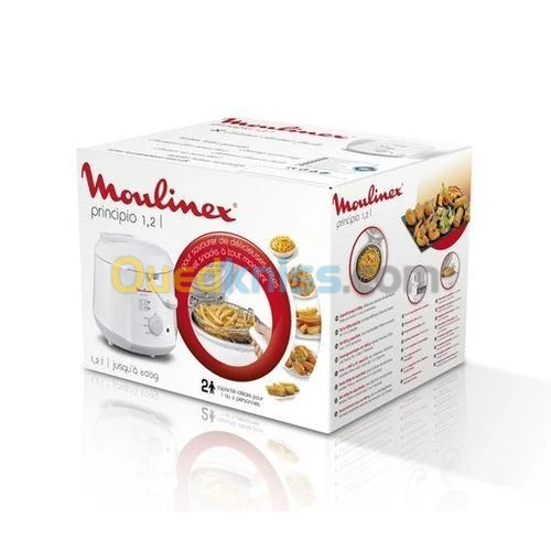 Friteuses MOULINEX Af230170 1000 W 1,2 L Blanc مقالي