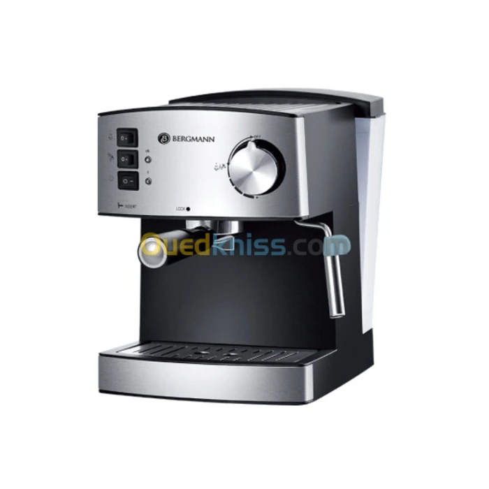 Machine a Café a Bras - 20 Bar - Poudre Et Capsule Bergmann 850 watts 1,6 L
