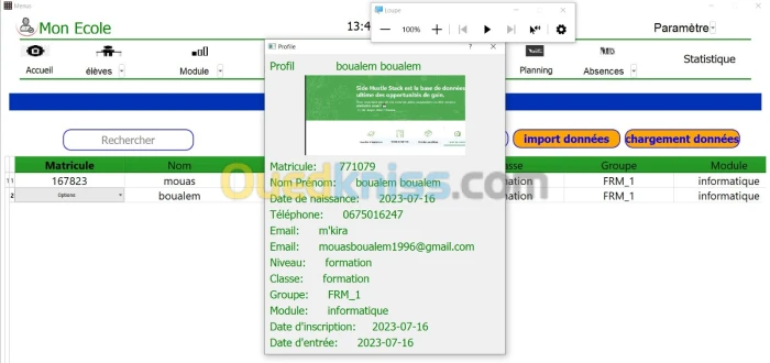 logiciel de gestion scolaire 