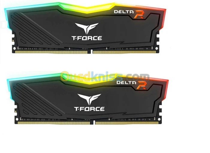 2x 4GB . MEMOIRE TEAMGROUP DELTA R RGB DDR4 4GB PC2400 BLACK 