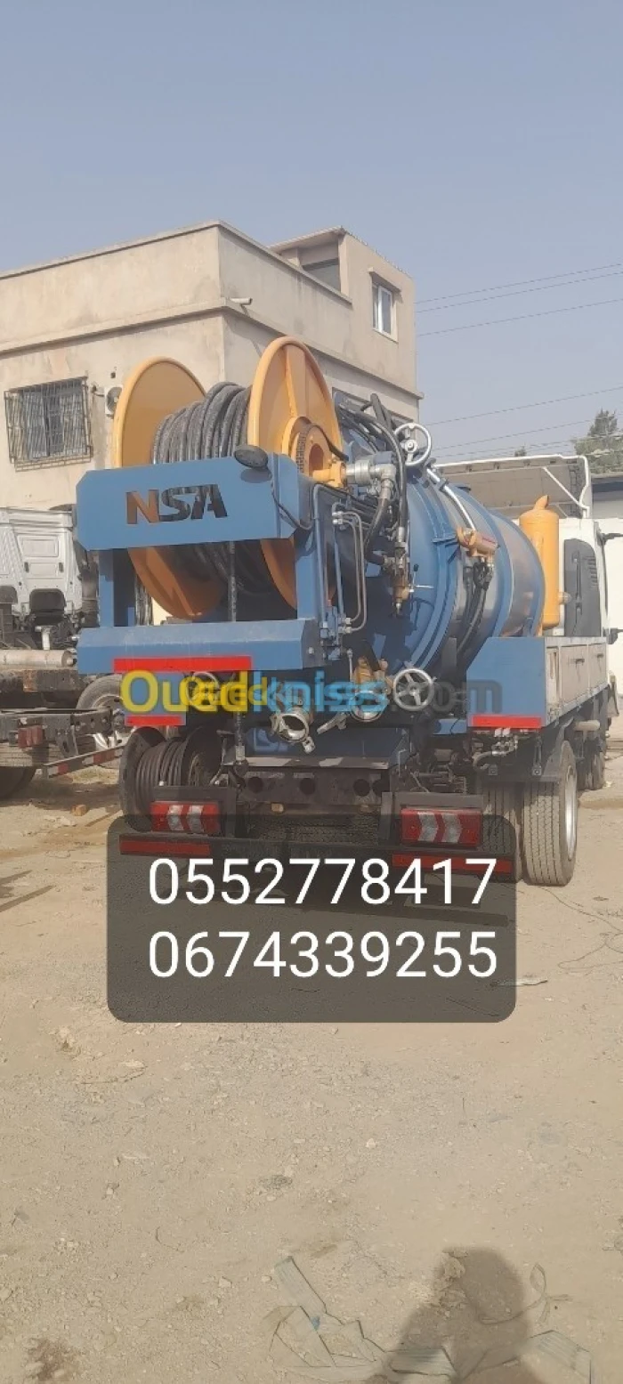 Débouchage canalisation curage vidange nettoyage e