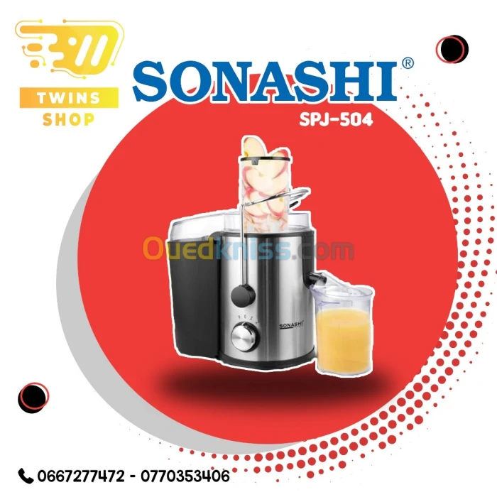SONASHI Centrifugeuse, extracteur de jus multifonctions
