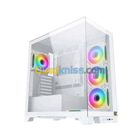 XIGMATEK ENDORPHIN ULTRA ARCTIC - BOITER MOYEN TOUR - 5 FAN 120mm ARGB - USB - TYPE C - WHITE