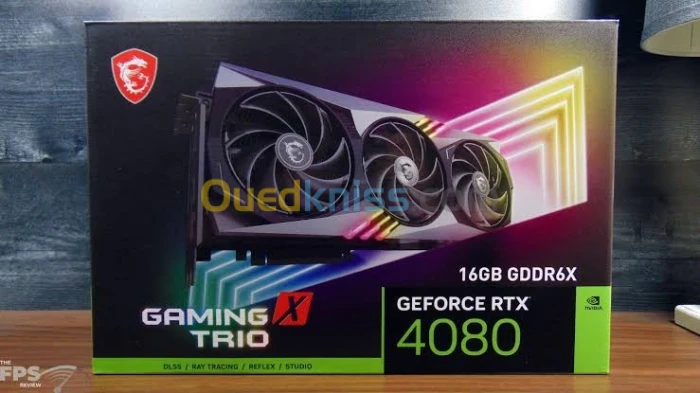 Carte graphique MSI GeForce RTX 4080 GAMING X TRIO 16 Go GDDR6X