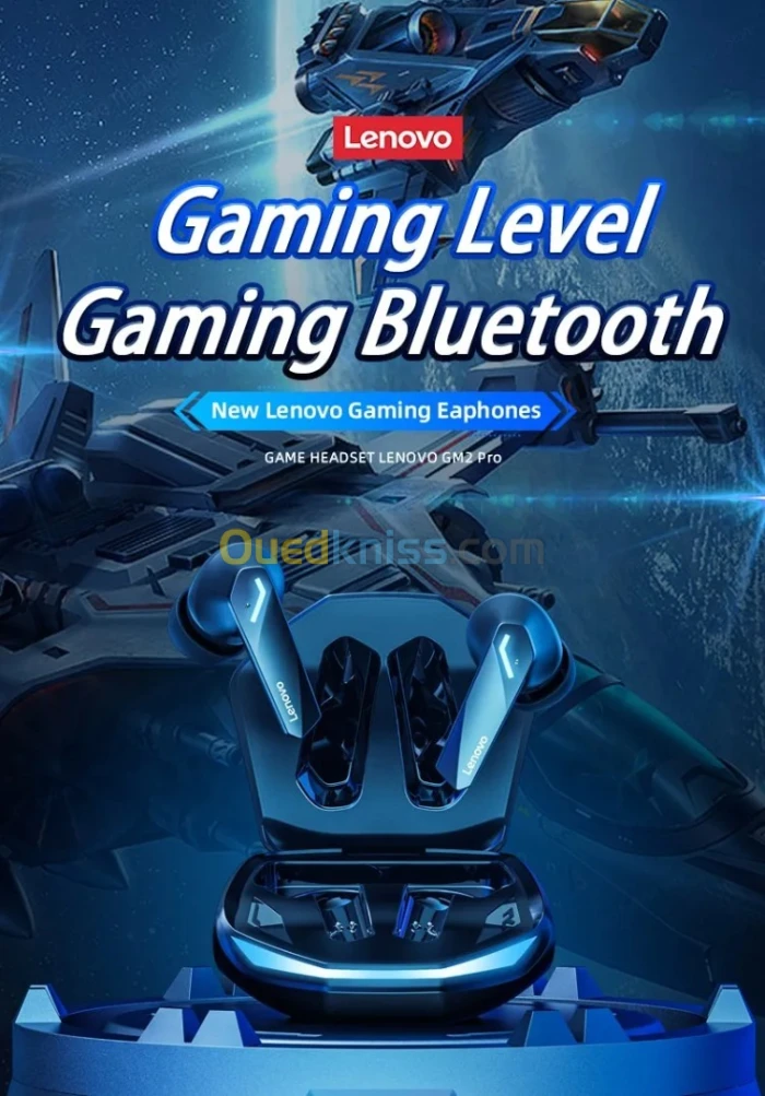 Lenovo Think plus GM2 Pro écouteurs de jeu Bluetooth 5.3 Sport double Mode réduction du bruit