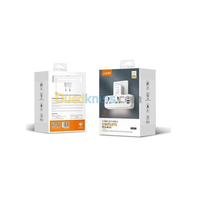 Multiprise LDNIO SIYOTEAM SC2311 avec Lampe Led