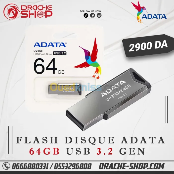 Flash Disque Adata 64G USB 3.2