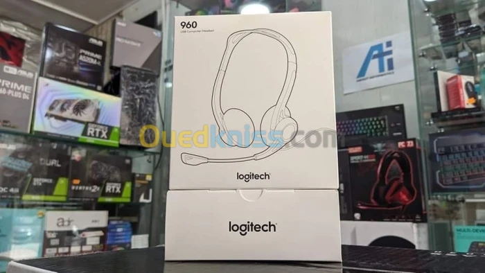 CASQUE LOGITECH 960 FILAIRE USB AVEC MICRO