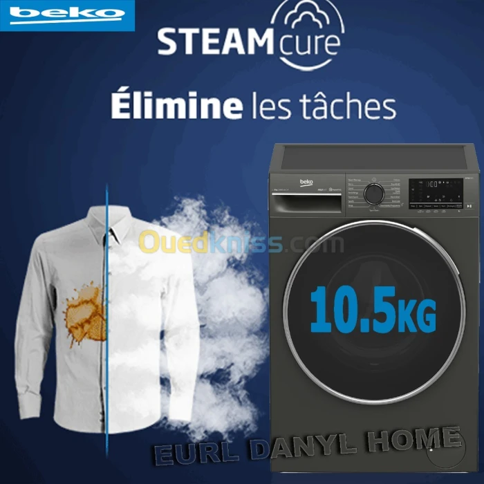 Machine à Laver SteamCure 10.5kg ProSmart Inverter