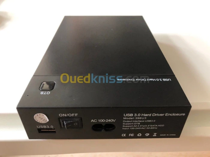 Station d'accueil usb 3.0 to sata 3.0 dual high speed 3.1 Gen2 10GB transfer rate