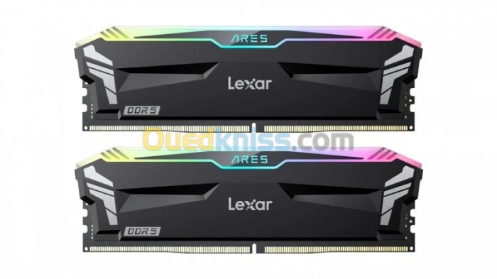 LEXAR 32GB 2X16GB 6400hz ARES RGB DDR5 CL32 BLACK/White