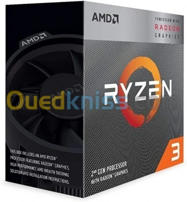 Processeur AMD CPU Ryzen 3 PRO 2100GE (3.2 GHz) With VEGA 3 with fan and no case