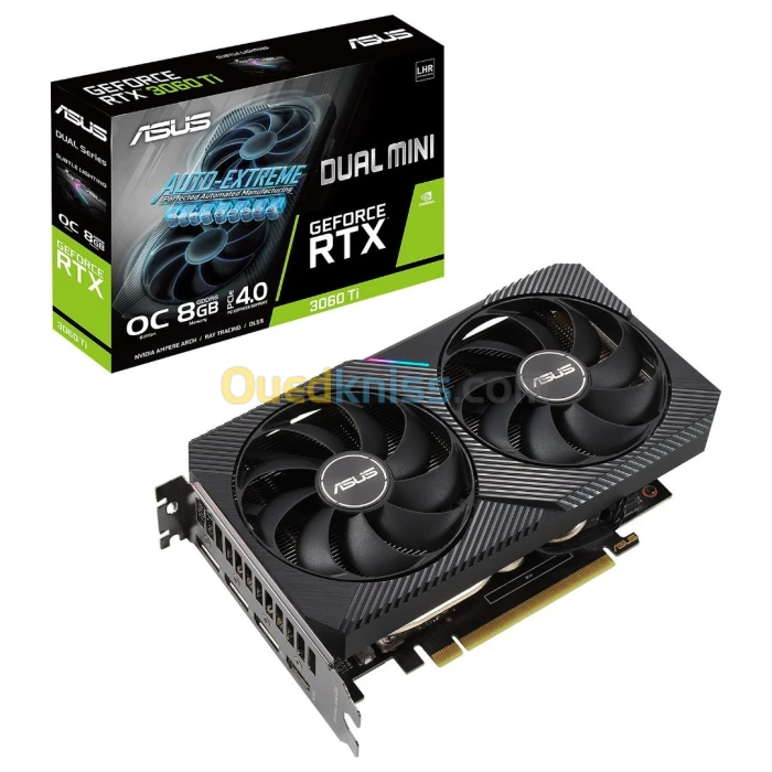 ASUS Dual Mini GeForce RTX 3060 Ti (LHR) 8 GO GDDR6