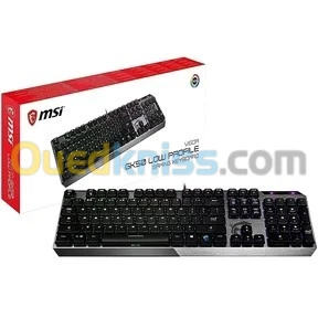 MSI Clavier Mécanique Gaming Vigor GK50 Low Profile RGB