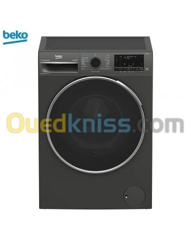  Machine à laver BEKO 10.5KG/6KG Lavante séchante Gris Manhattan - B5DFT810542MG