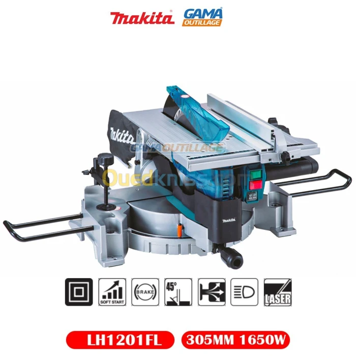 SCIE A ONGLET ET A TABLE 305MM 1650W MAKITA