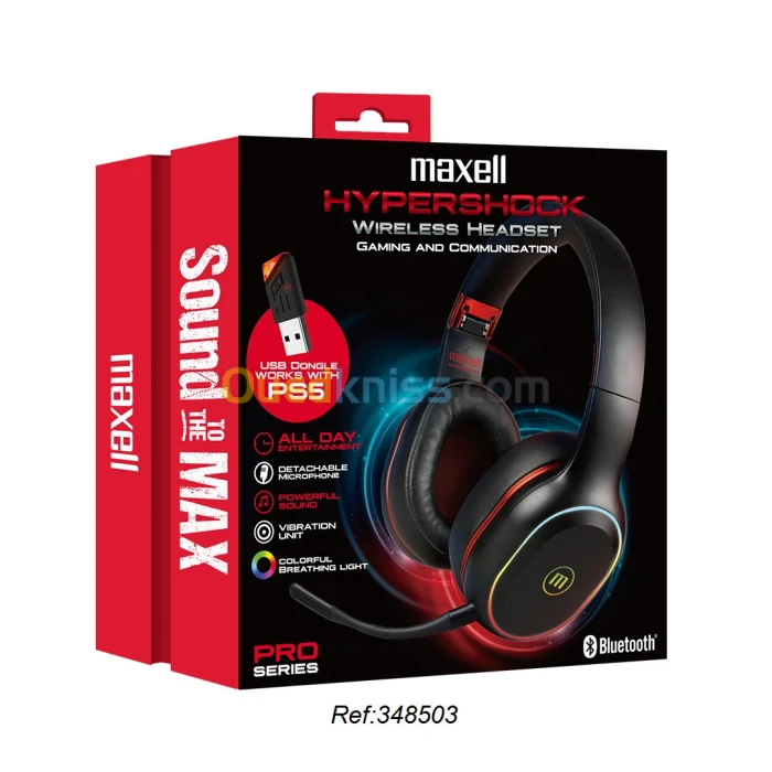 CASQUE MAXELL GAMING VIB