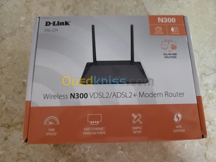 Routeur Modem D-Link DSL-224 N300 ADSL / VDSL