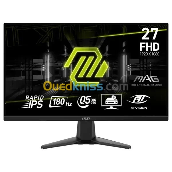 Ecran MSI MAG G275F IPS 27" 180 Hz 0,5ms