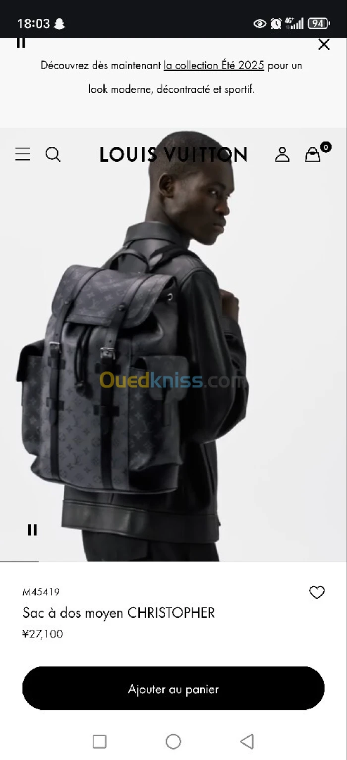 Sac à dos Louis Vuitton 