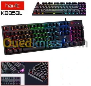 Clavier Mécanique Gamer Havit gamenote KB858L