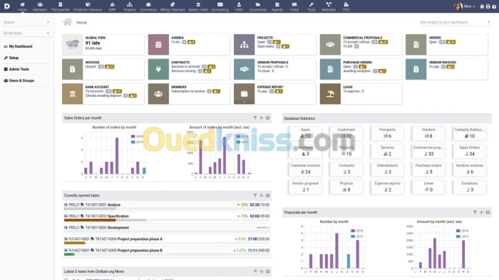 Solutions ERP/CRM avec Formation en Gestion d'Entreprise et Particulière
