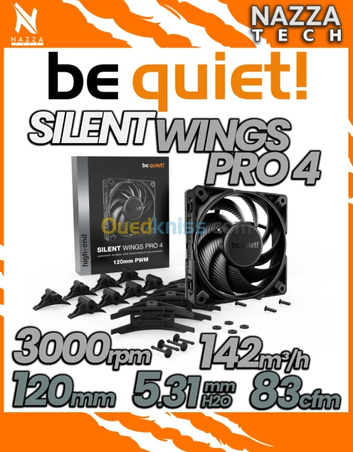be quiet! Silent Wings Pro 4 PWM 120mm