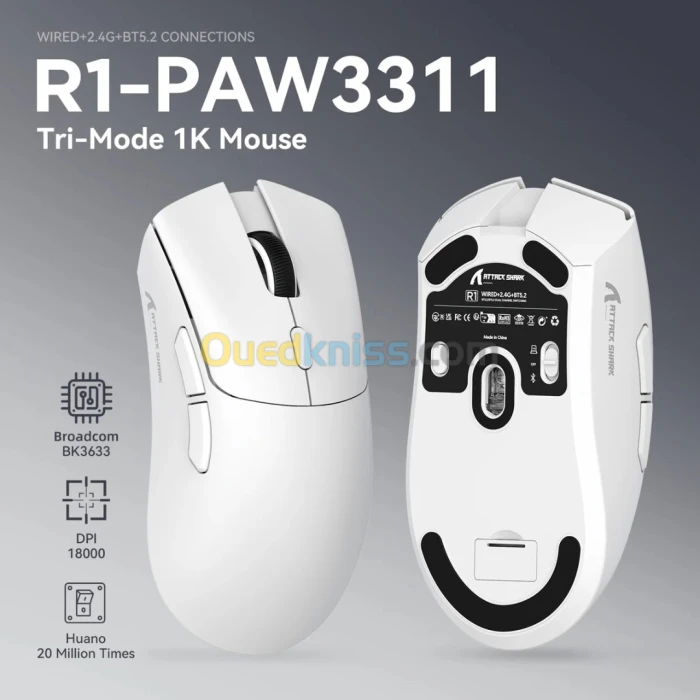 Souris sans fil ATTACK SHARK R1