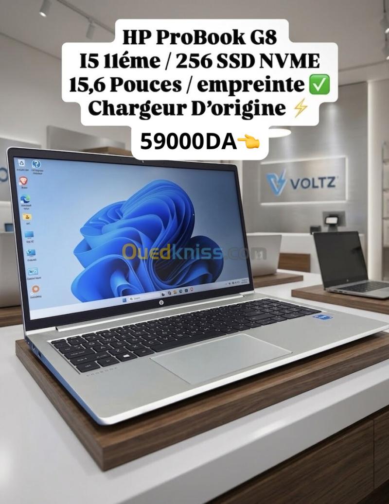 HP ProBook 450 G8 i5 11ème Gen (8GB / 256GB SSD) - Clean 2