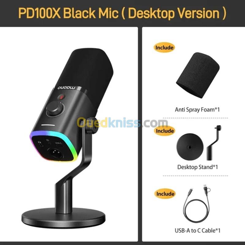Microphone Maono PD100X USB/XLR RGB  Gaming & Streaming 5
