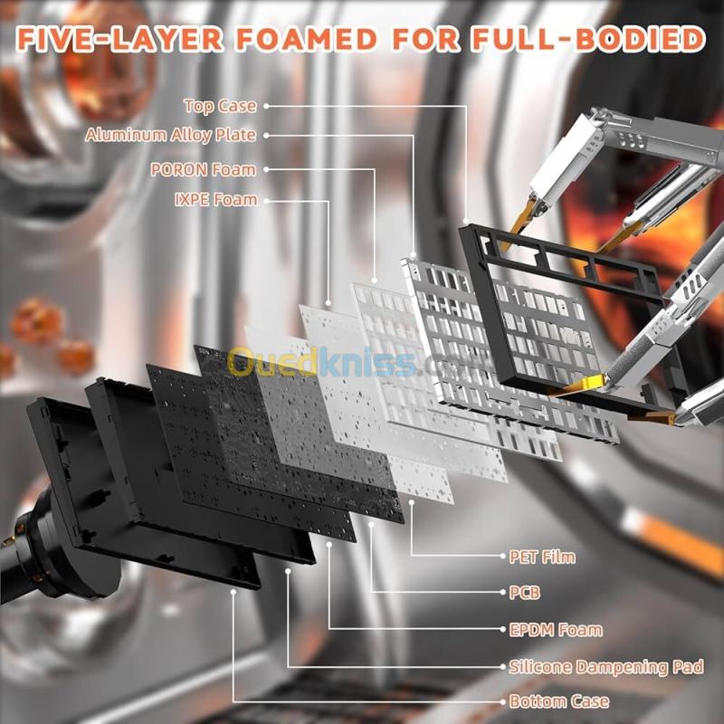 Clavier Attack Shark R82 HE (8KHz / Snap Tap / Rapid Trigger) 3