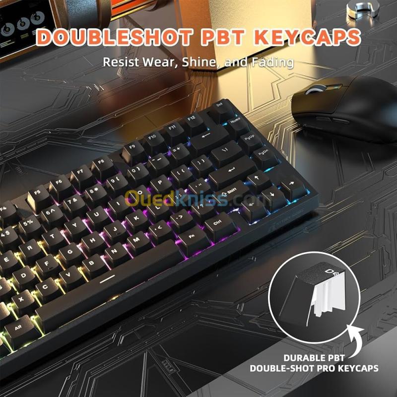 Clavier Attack Shark R82 HE (8KHz / Snap Tap / Rapid Trigger) 2