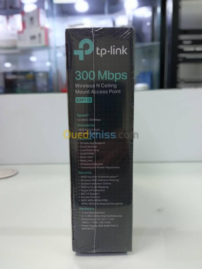 POINT D'ACCÈS POE PLAFONNIER N300 TP-LINK EAP115 5