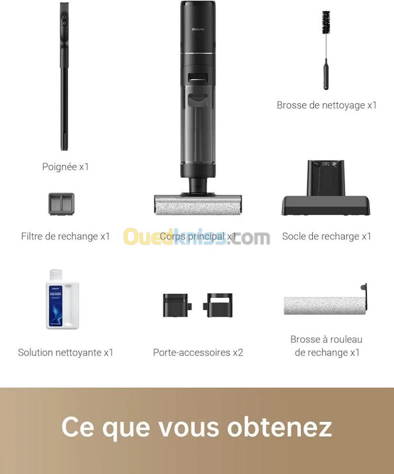 Aspirateur dreame H12 Pro 35 Min, Écran LED 5