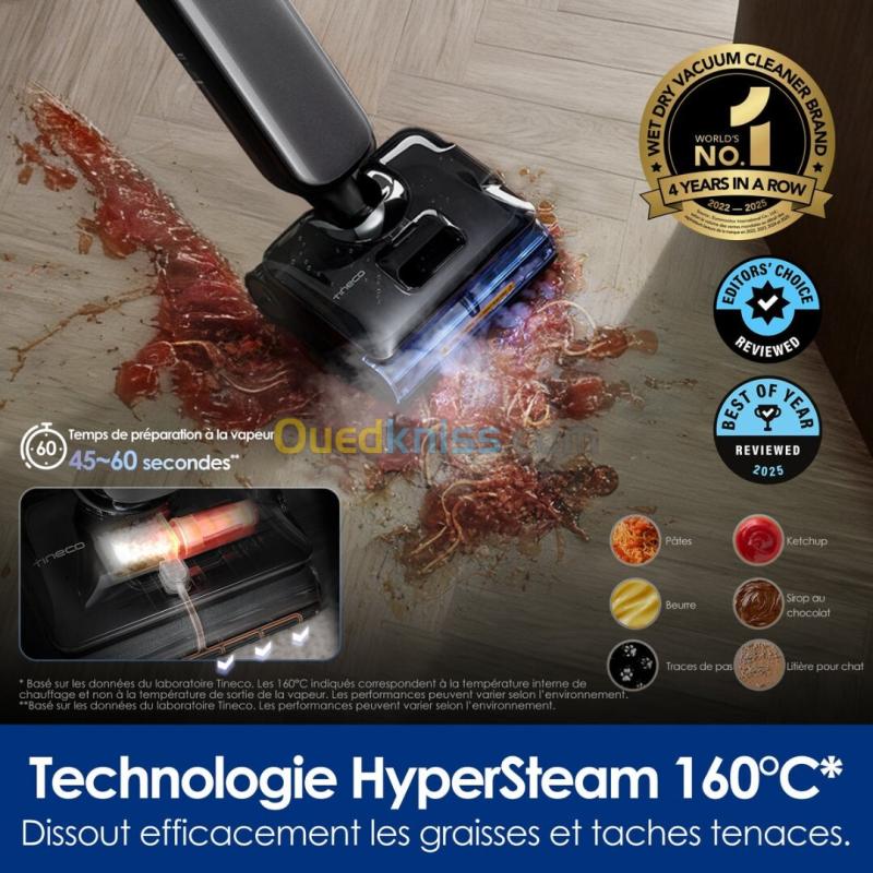 Aspirateur Laveur Vapeur Tineco Floor One S9 Artist Steam Pro 3
