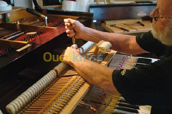  Accordage de piano, guitares, violons et Réparation de tous les instruments de musiques.
