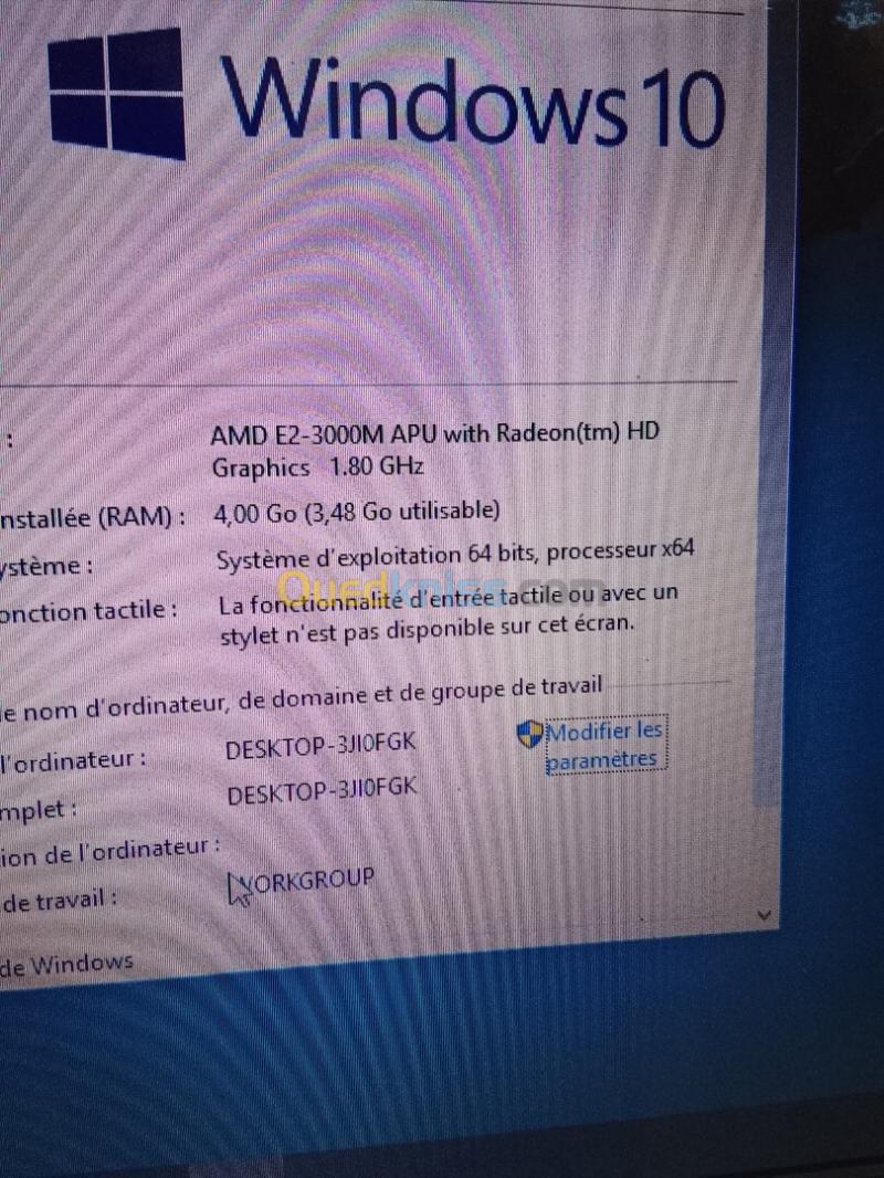 HP Très bon choix pour utilisation quotidienne  AMD  04 Go RAM  160 Go HDD  Bonne batterie  Livraison disponible 5
