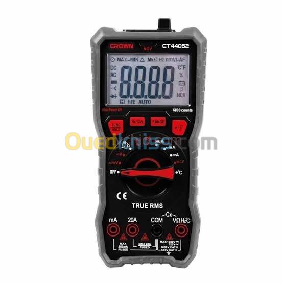 MULTIMETRE metrix DIGITAL 600V CROWN CT44051 2