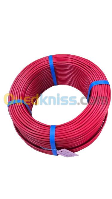 CABLE DE DETECTION INCENDIE RETARDATEUR DE FEU AVEC ECRAN 01PAIRE 9/10 COURONNES DE 200M SYT2