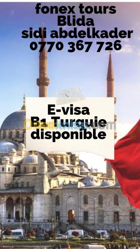  Visa turquie b1