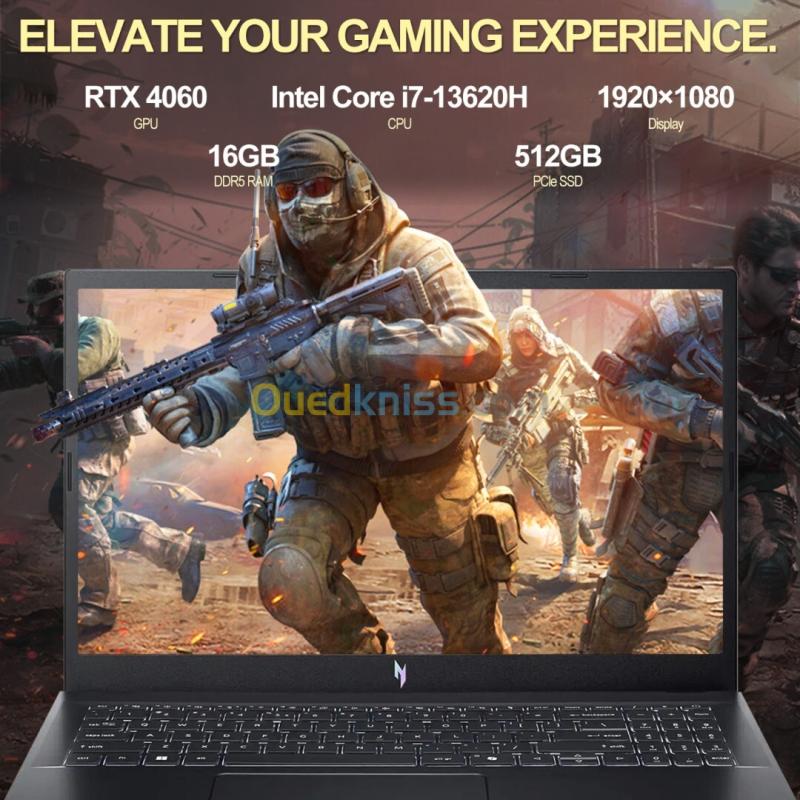 Acer Nitro 2024 i7 13ieme + RTX 4060 Gaming Laptop - Promotion 2